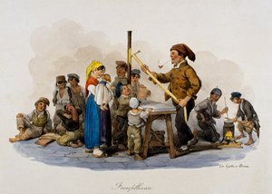 Franfellicaro (produttore e venditore di caramelle dure), Italia da Italian School