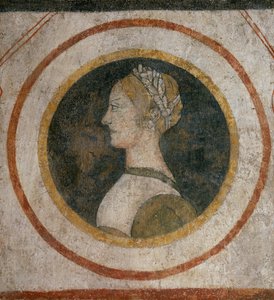Affresco di una donna della famiglia Vismara, precedentemente nella Casa Vismara a Legnano da Italian School