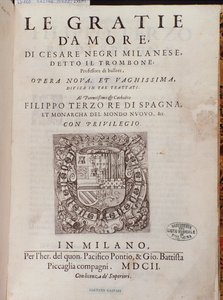 Frontespizio di Le Gratie d
