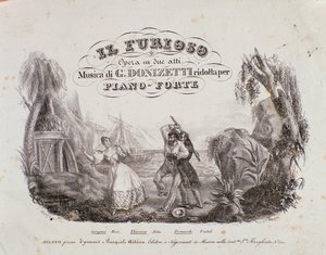 Frontespizio della partitura musicale di 