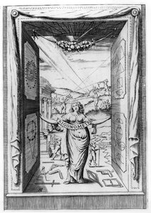 Frontespizio di Trigonometria di Bonaventura Cavalieri, 1643 da Italian School