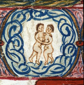 Segno dei gemelli. Oroscopo italiano, metà XV secolo