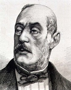 Giuseppe Ferrari (1811-1876) storico e filosofo politico italiano (incisione)