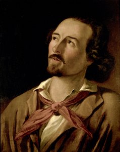 Goffredo Mameli, poeta e patriota del Risorgimento Italiano. Dipinto anonimo del XIX secolo. Museo del Risorgimento Milano da Italian School