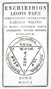 Grimorio di Papa Leone III da Italian School