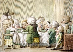 Il Pranzo, pub. metà XVIII secolo, Firenze da Italian School
