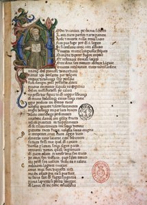 Incipit da Laudae. XV secolo (manoscritto illuminato)