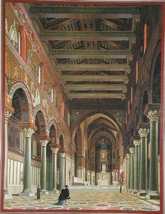 Interno del Duomo di Monreale, Sicilia