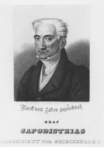 Ioannis Kapodistrias (incisione) da Italian School