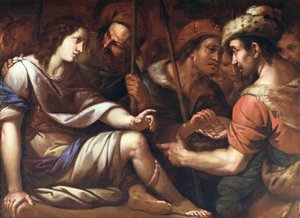 Giuseppe venduto dai suoi fratelli, c.1650 da Italian School