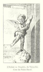 Il bambino con il delfino, di Verocchio, cortile del Palazzo Ducale da Italian School