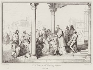 La Carità di San Lorenzo Giustiniani da Italian School