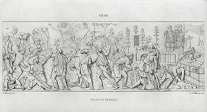 La Colonna Traiana (incisione) da Italian School