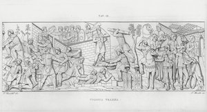 La Colonna Traiana (incisione) da Italian School