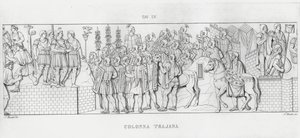 La Colonna Traiana (incisione) da Italian School