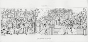 La Colonna Traiana (incisione) da Italian School