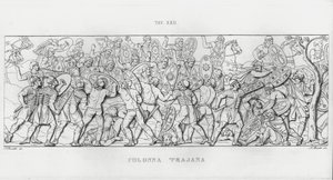 La Colonna Traiana (incisione) da Italian School
