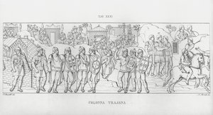 La Colonna Traiana (incisione) da Italian School
