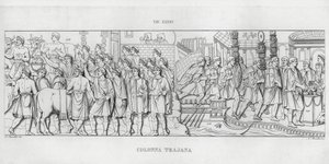 La Colonna Traiana (incisione) da Italian School