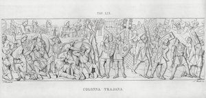 La Colonna Traiana (incisione) da Italian School