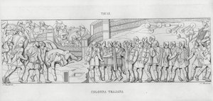 La Colonna Traiana (incisione) da Italian School