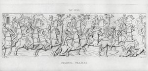 La Colonna Traiana (incisione) da Italian School