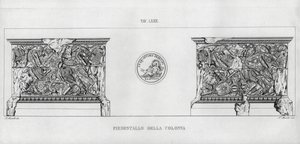 La Colonna Traiana (incisione) da Italian School