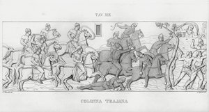 La Colonna Traiana da Italian School