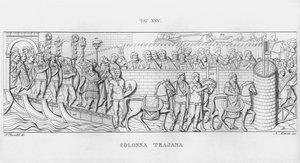La Colonna Traiana da Italian School