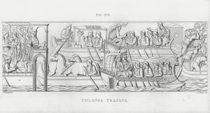 La Colonna Traiana da Italian School