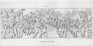 La Colonna Traiana da Italian School