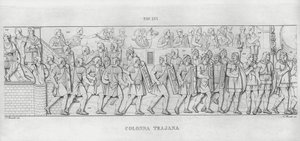 La Colonna Traiana da Italian School
