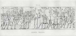 La Colonna Traiana da Italian School