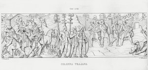 La Colonna Traiana da Italian School