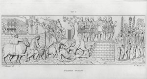 La Colonna Traiana da Italian School