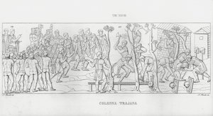 La Colonna Traiana da Italian School