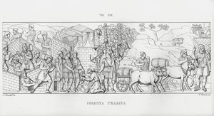 La Colonna Traiana da Italian School