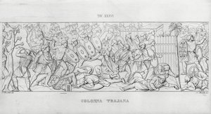 La Colonna Traiana da Italian School