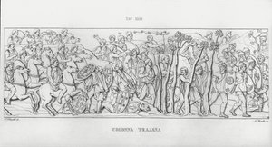 La Colonna Traiana da Italian School