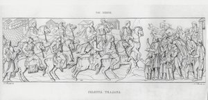 La Colonna Traiana da Italian School