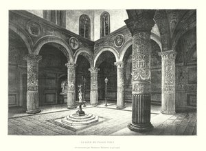 Il Cortile del Palazzo Vecchio, Ornamento di Michelozzo Michelozzi da Italian School