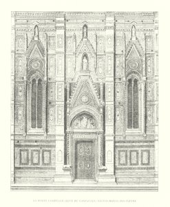 La porta canonica, lato del campanile, Santa Maria del Fiore