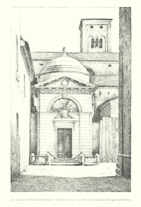 Il Sepolcro di Dante a Ravenna, Facciata costruita nel 1780, dall