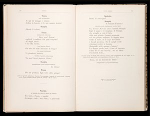 Libretto della Tosca di Giacomo Puccini, Edizione Ricordi, Italia da Italian School