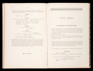 Libretto della Tosca di Giacomo Puccini, Edizione Ricordi, Italia da Italian School