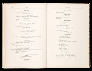 Libretto della Tosca di Giacomo Puccini, Edizione Ricordi, Italia da Italian School