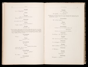 Libretto della Tosca di Giacomo Puccini, Edizione Ricordi, Italia da Italian School