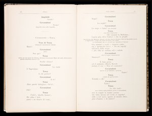 Libretto della Tosca di Giacomo Puccini, Edizione Ricordi, Italia da Italian School