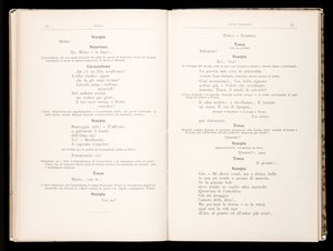 Libretto della Tosca di Giacomo Puccini, Edizione Ricordi, Italia da Italian School