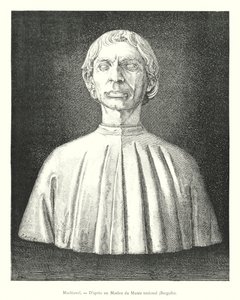 Machiavelli, secondo un marmo del Museo nazionale, Bargello da Italian School